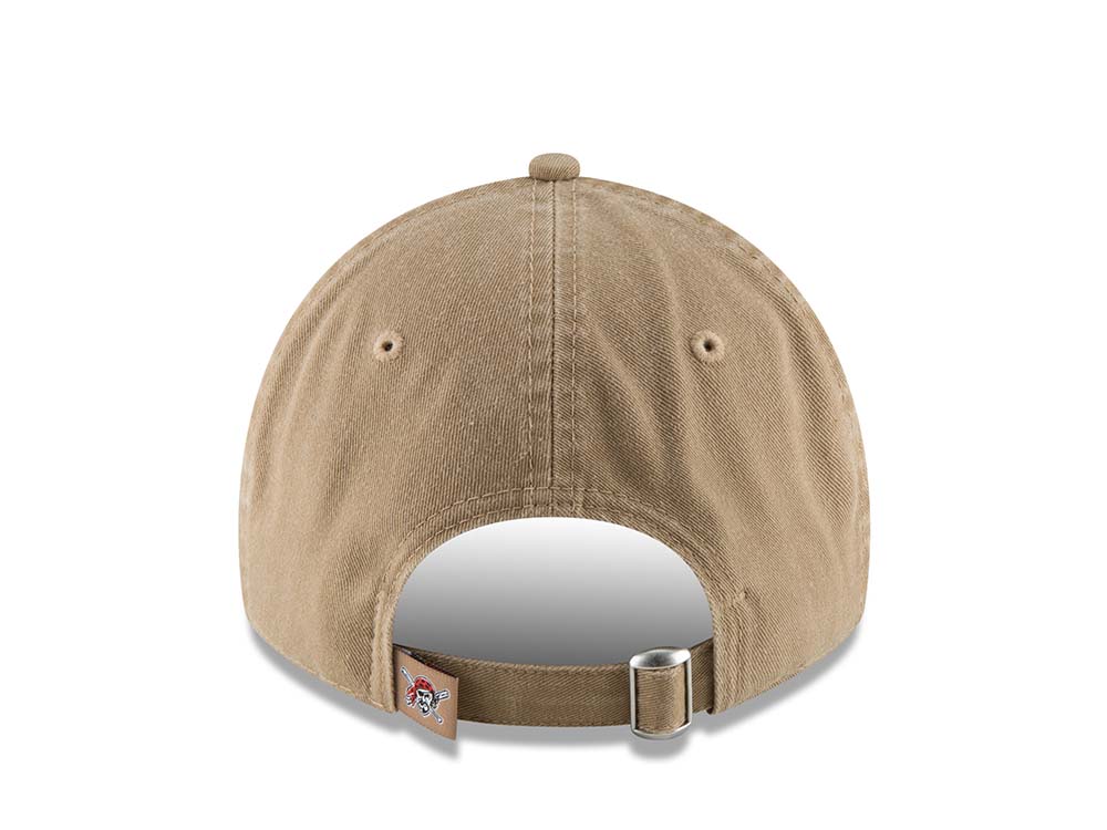 New Era Pittsburgh Pirates Khaki Core Classic 9Twenty Strapback Gorra