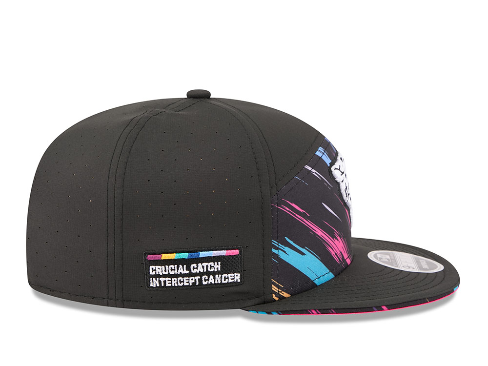 New Era Jacksonville Jaguars Crucial Catch 2026 Black Edition 9Fifty Split Panel Snapback Gorra