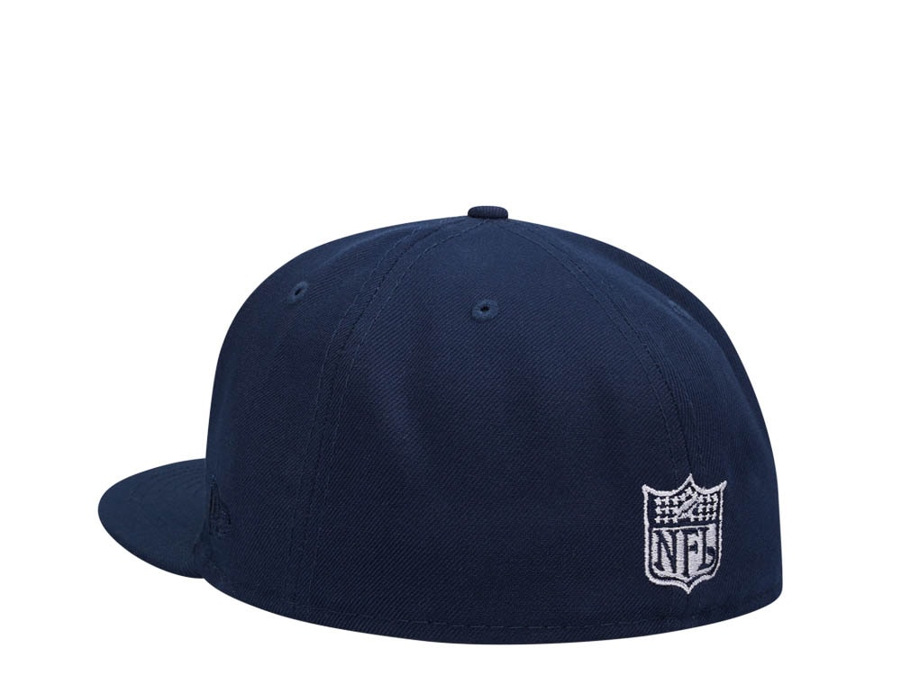 New Era Dallas Cowboys 75th Anniversary Ocean Blue Edition 59Fifty Fitted Gorra