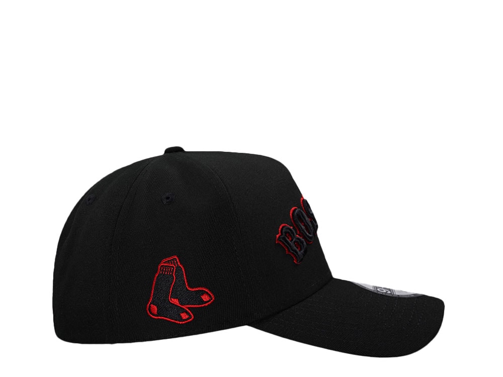 gorra red sox negra