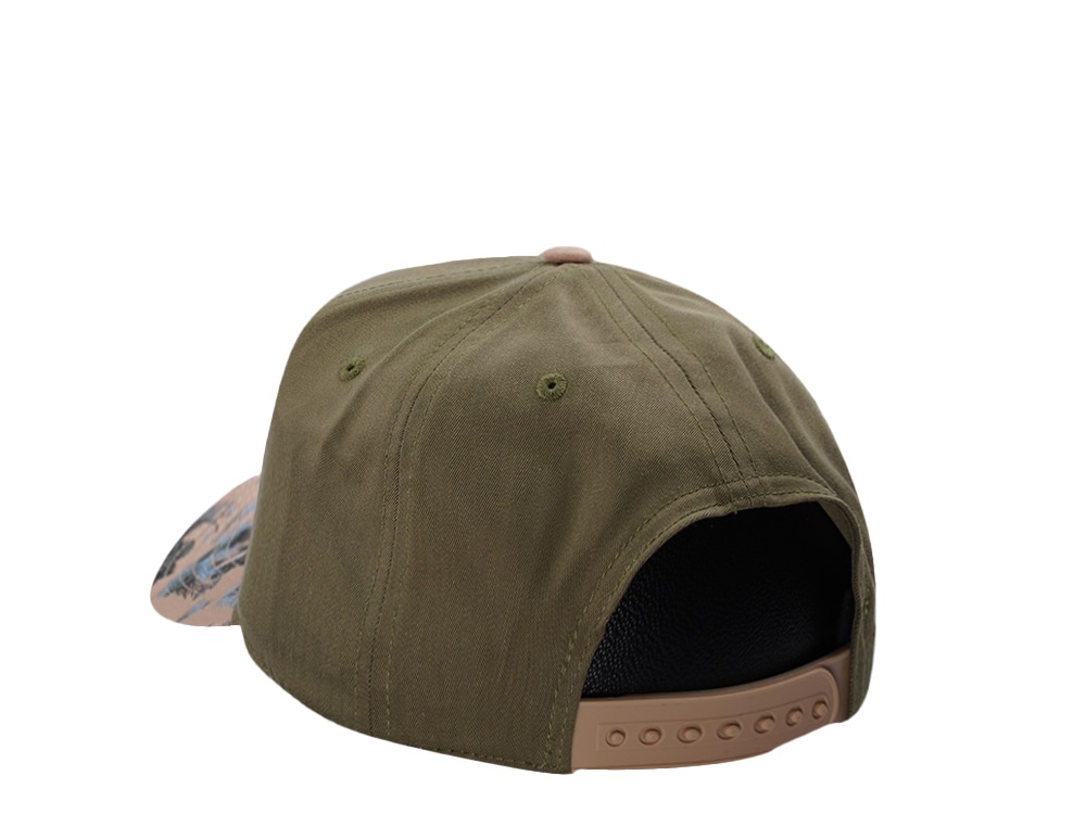 American Needle Miller High Life Buckhorn Army Green Two Tone Edition Snapback Gorra