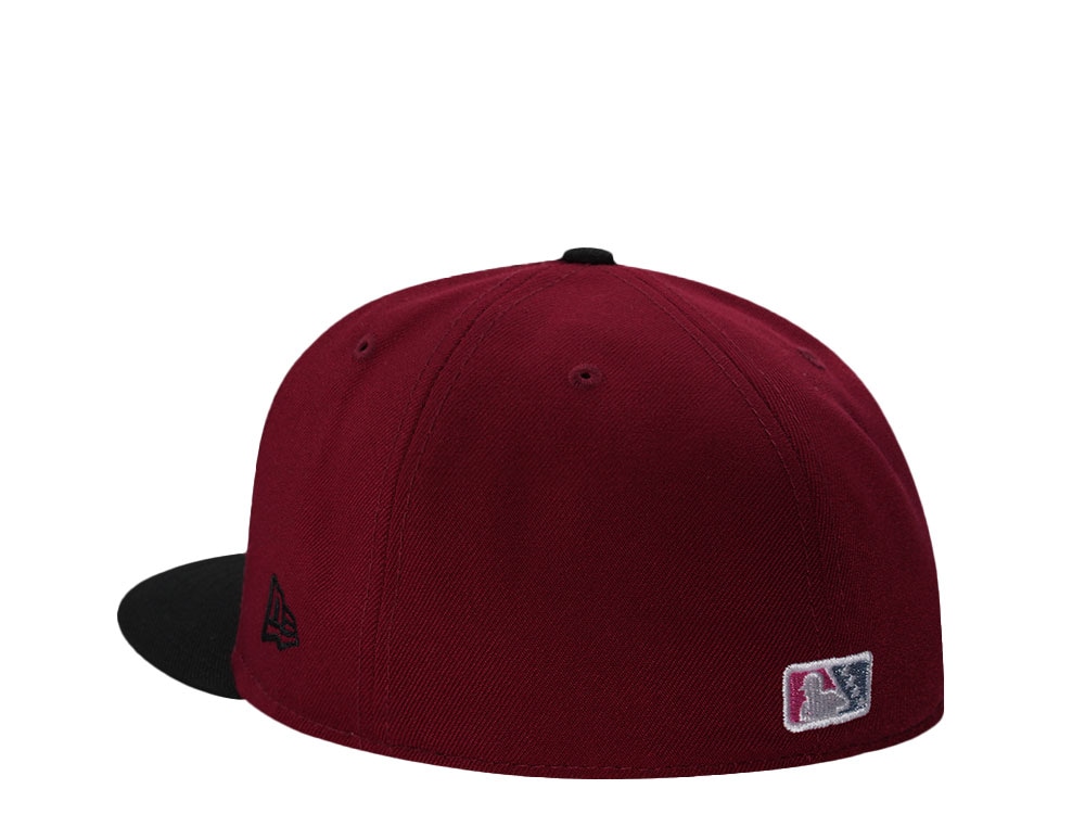 New Era El Paso Chihuahuas Card Red Two Tone Edition 59Fifty Fitted Gorra