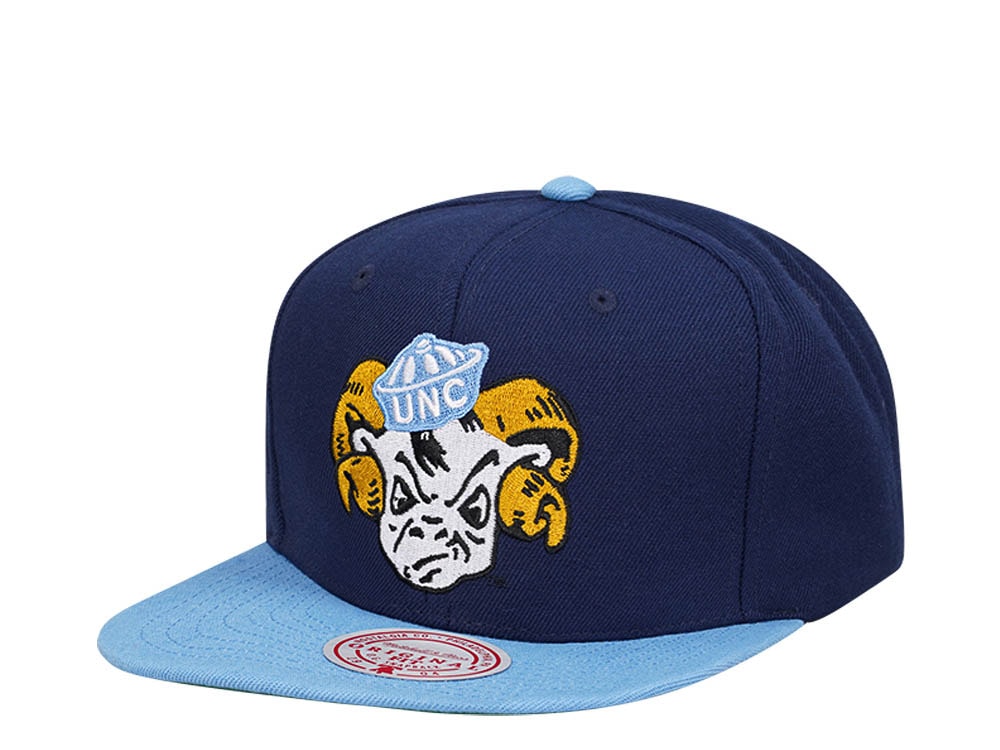 Mitchell & Ness University of North Carolina Team Two Tone 2.0 Snapback Gorra