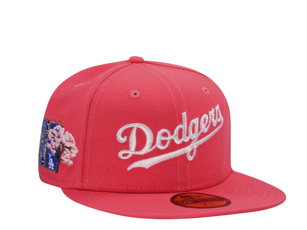 New Era Los Angeles Dodgers Tokyo Series Coral Prime Edition 59Fifty Fitted Gorra