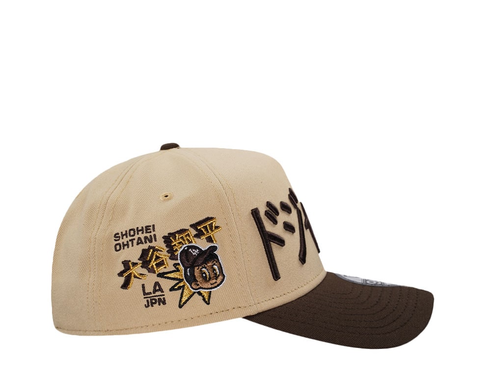 New Era Los Angeles Dodgers Ohtani Vegas Gold Two Tone Edition 9Forty A Frame Snapback Gorra
