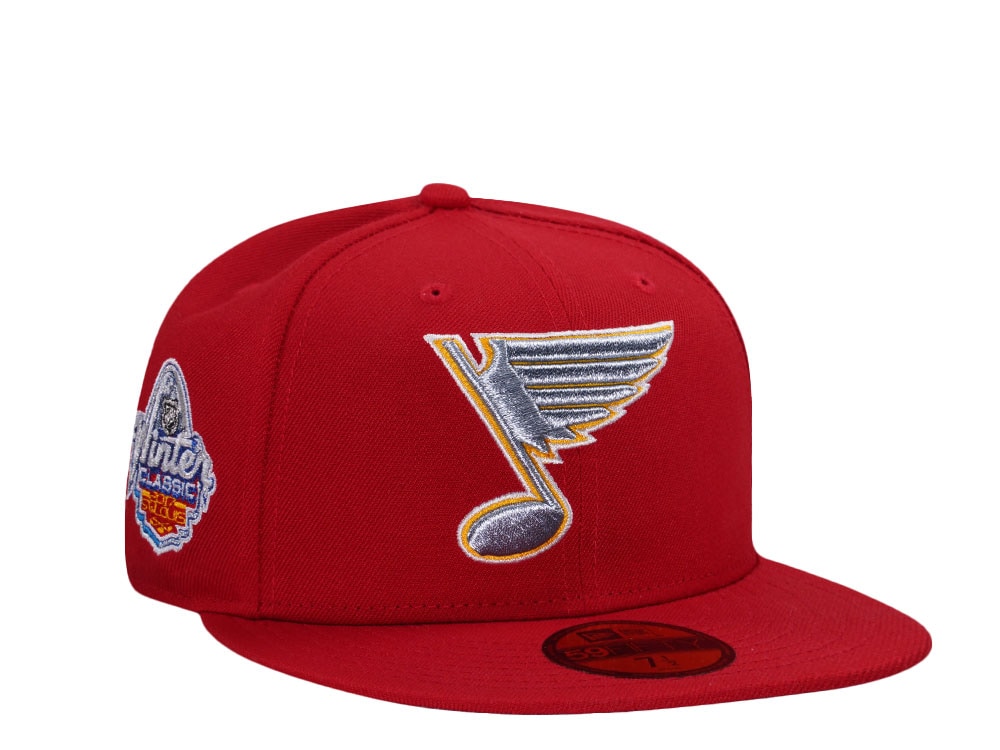 New Era St. Louis Blues Winter Classic 2017 Metallic Prime Edition 59Fifty Fitted Gorra