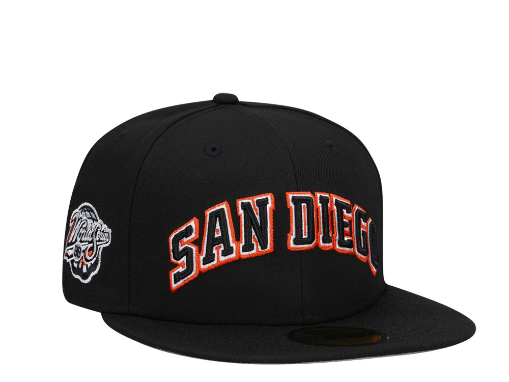 New Era San Diego Padres World Series 1998 Classic Black Edition 59Fifty Fitted Gorra