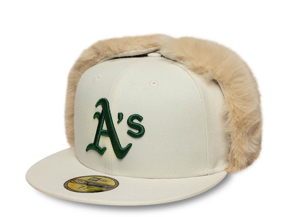 New Era Oakland Athletics World Series 1989 Ivory Prime Edition 59Fifty Dogear Fitted Gorra