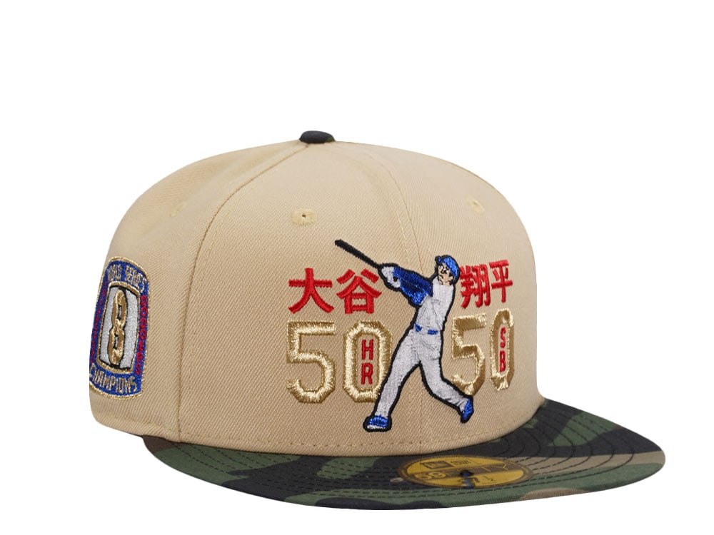 New Era Los Angeles Dodgers Ohtani 50 50 Vegas Camo Two Tone Edition 59Fifty Fitted Gorra