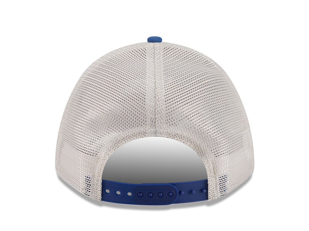 New Era Los Angeles Dodgers Frayed Patch Stone Two Tone Edition 9Forty M Crown A Frame Trucker Snapback Gorra