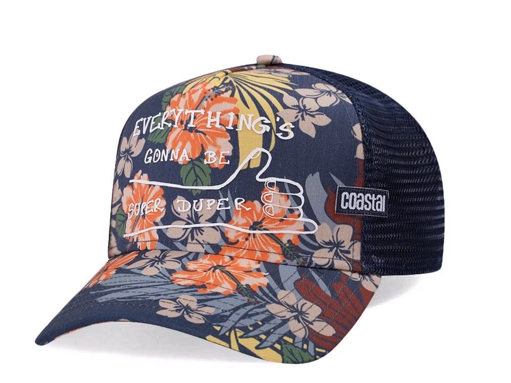 Djinns Everything's Gonna Be Super Duper Coastal Trucker Snapback Gorra