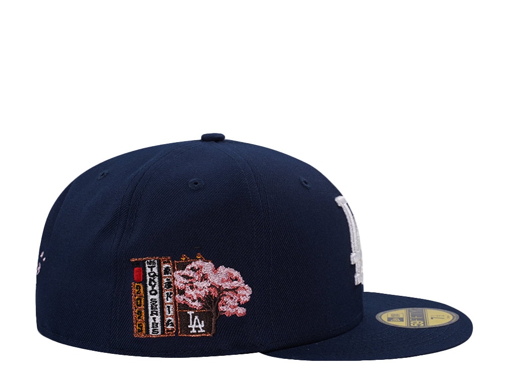New Era Los Angeles Dodgers Tokyo Series 2025 Ocean Blue Prime Edition 59Fifty Fitted Gorra