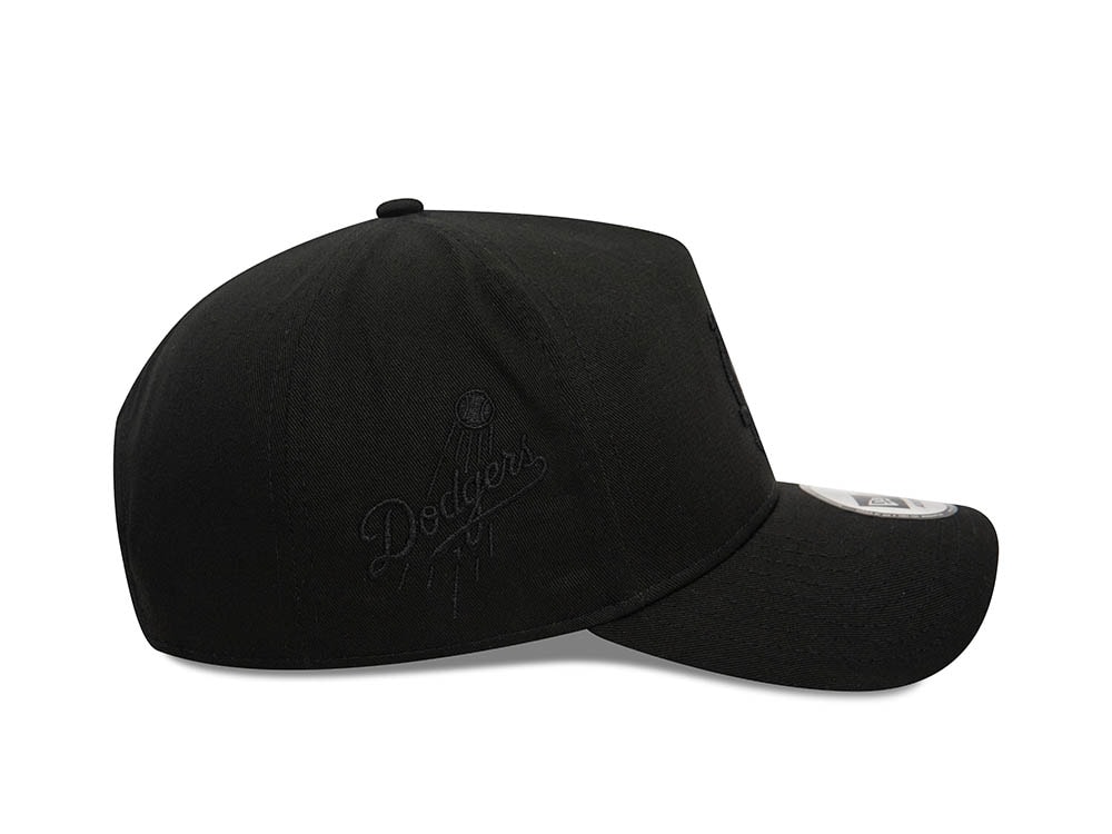 New Era Los Angeles Dodgers Monochrome Black A Frame Snapback Gorra