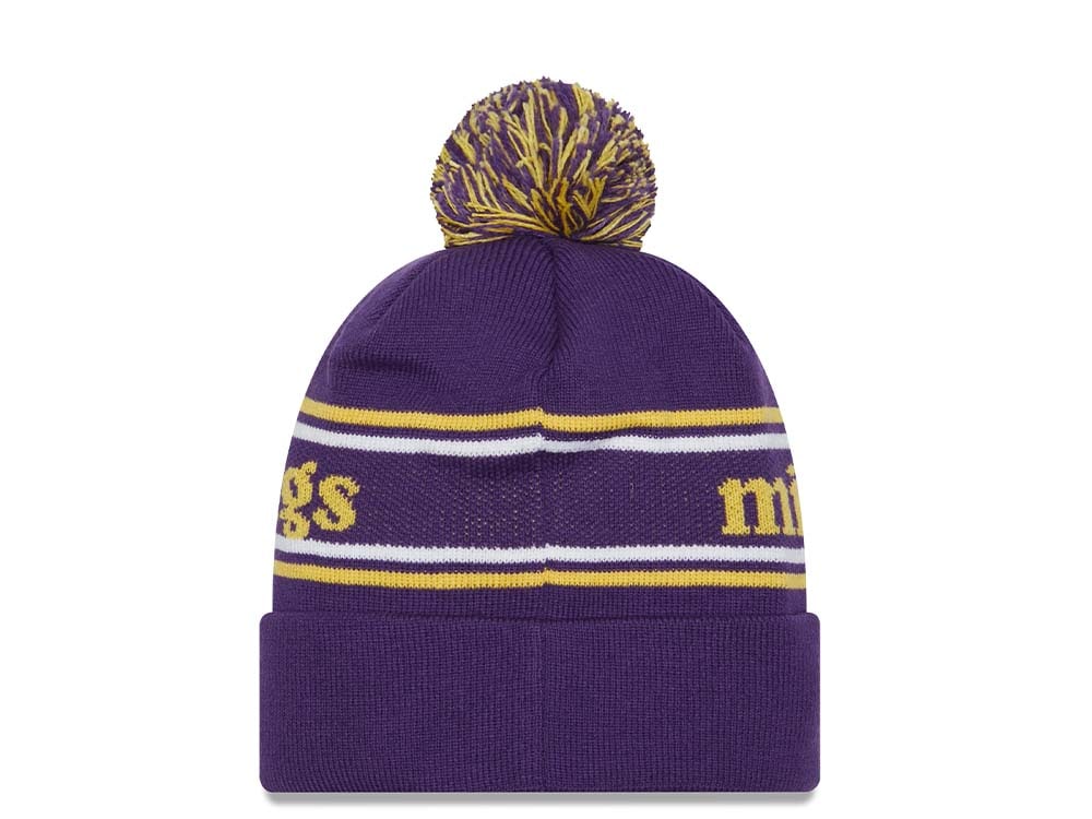 New Era Minnesota Vikings Script Gorro