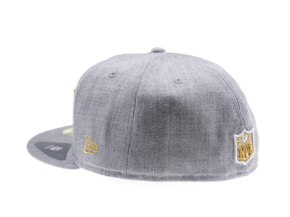 New Era New England Patriots Heather Gold Edition 59Fifty Fitted Gorra