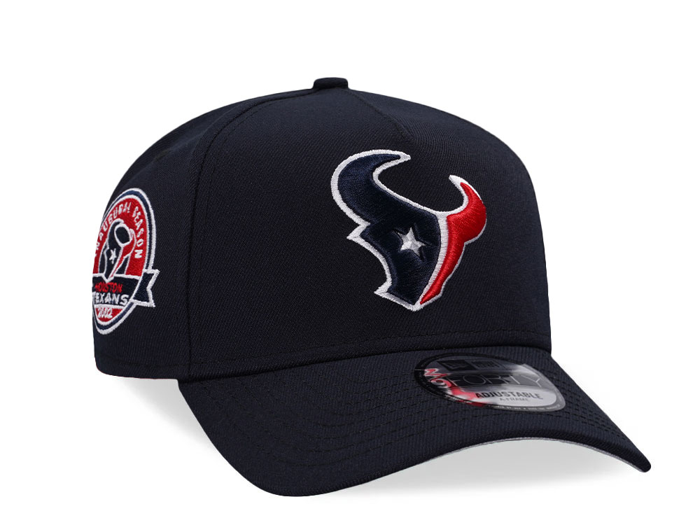 New Era Houston Texans 2002 Navy 9Forty A Frame Snapback Gorra