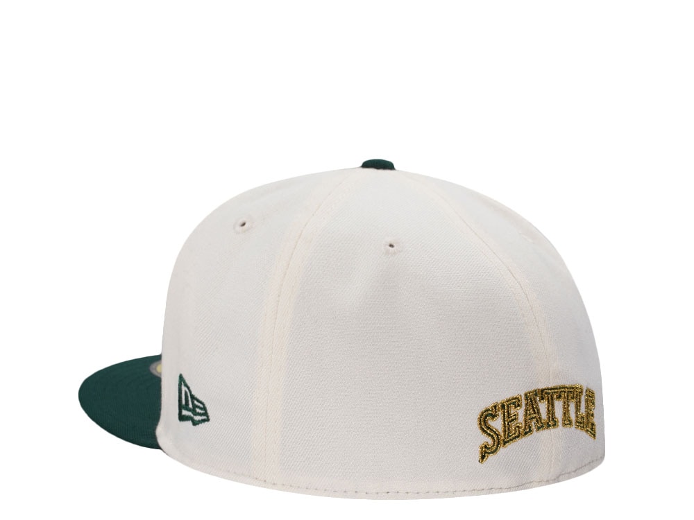 New Era Seattle Supersonics Legend Chrome Two Tone Edition 59Fifty Fitted Gorra