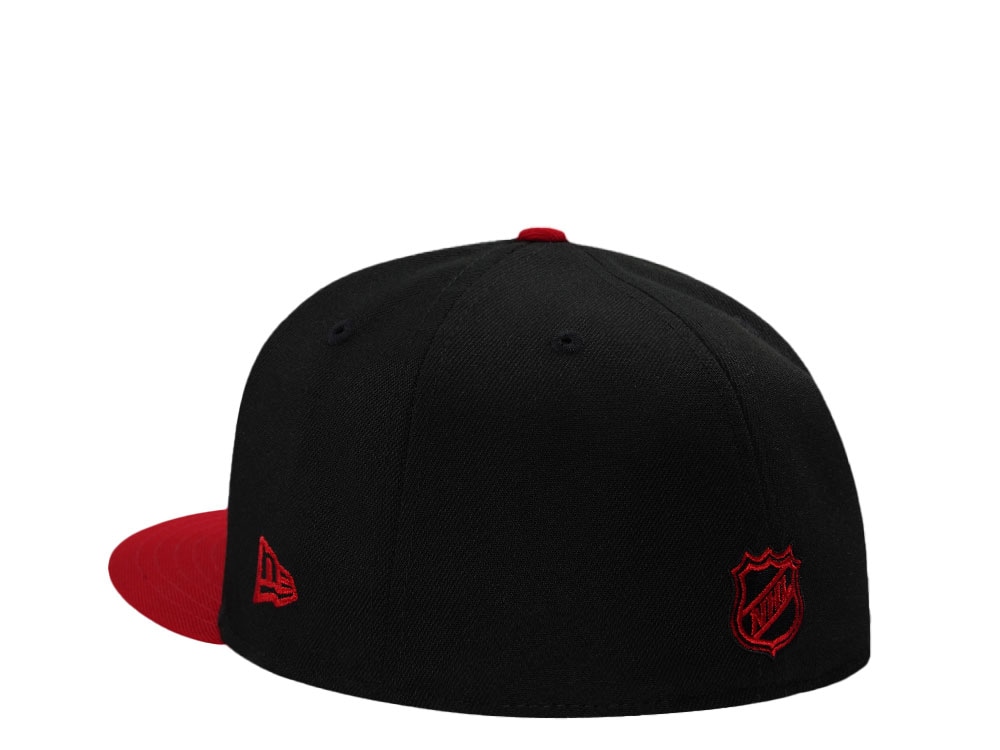 New Era Carolina Hurricanes 25th Anniversary Black Two Tone Edition 59Fifty Fitted Gorra