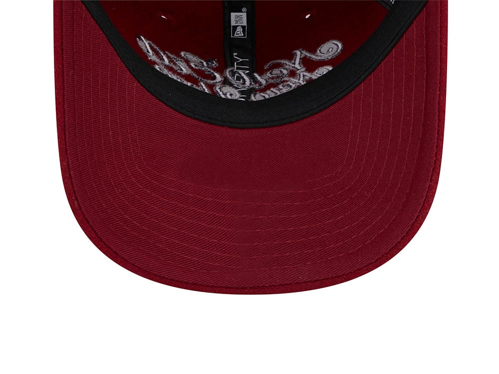 New Era Melton New York Est. 1920 Red 9Twenty Strapback Gorra