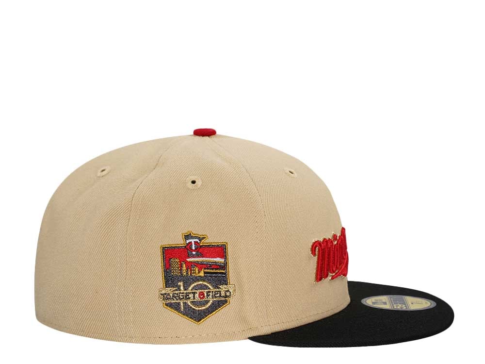 New Era Minnesota Twins 10th Anniversary Target Field Vegas Two Tone Edition 59Fifty Fitted Gorra