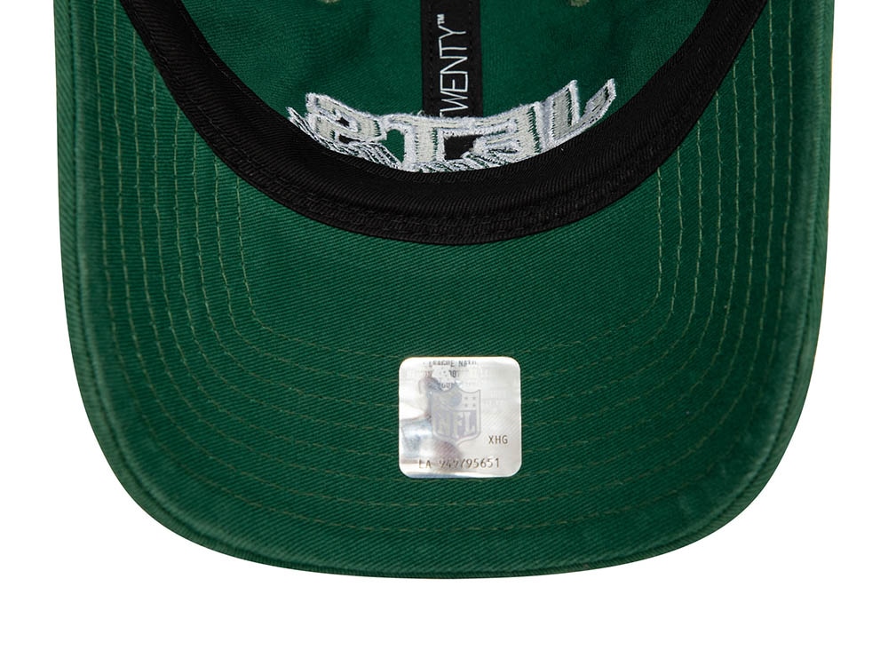 New Era New York Jets NFL Script Green 9Twenty Strapback Gorra