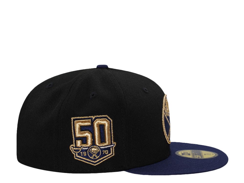 New Era Buffalo Sabres 50th Anniversary Black Two Tone Edition 59Fifty Fitted Gorra
