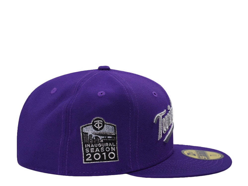 New Era Minnesota Twins Inaugural Season 2010 Purple Prime Edition 59Fifty Fitted Gorra