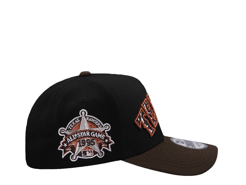 New Era Texas Rangers All Star Game 1995 Black Two Tone Edition 9Forty A Frame Snapback Gorra