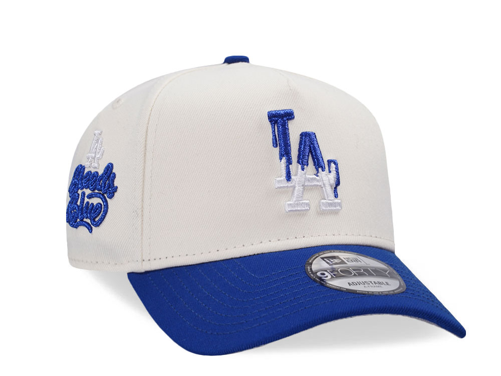 New Era Los Angeles Dodgers Drip Chrome Two Tone Edition 9Forty A Frame Snapback Gorra