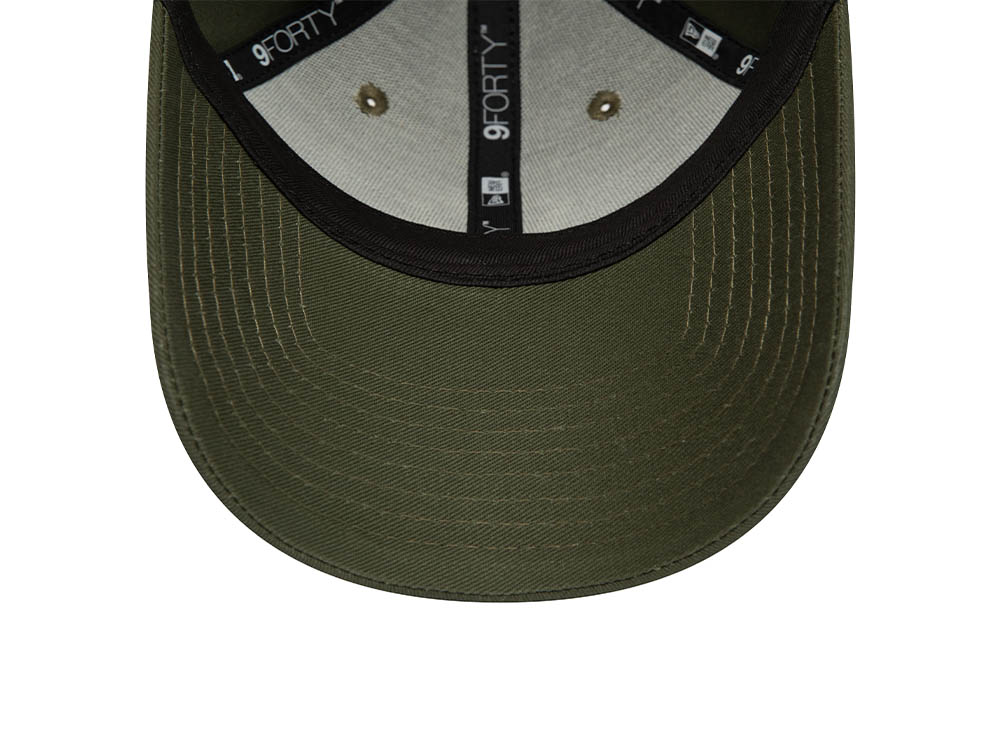New Era New York Yankees League Essential Olive Womens 9Forty Strapback Gorra
