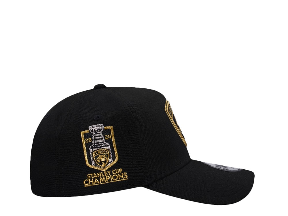 New Era Florida Panthers Stanley Cup Champions 2024 Metallic Prime Edition 9Forty A Frame Snapback Gorra