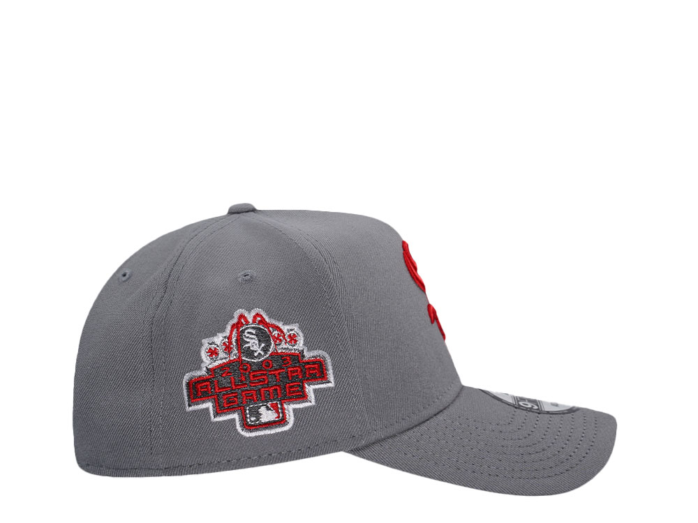 New Era Chicago White Sox All Star Game 2003 Concrete Red Edition 9Forty A Frame Snapback Gorra