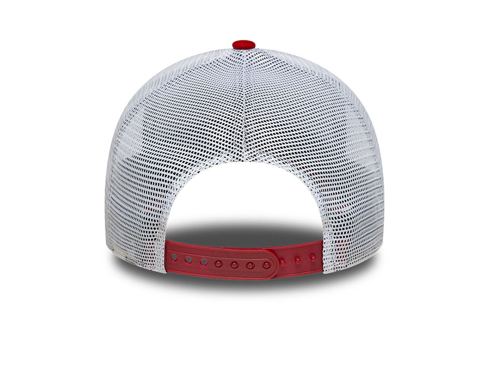 New Era Asroma Faux Suede Maroon Edition 9Forty A Frame Trucker Snapback Gorra
