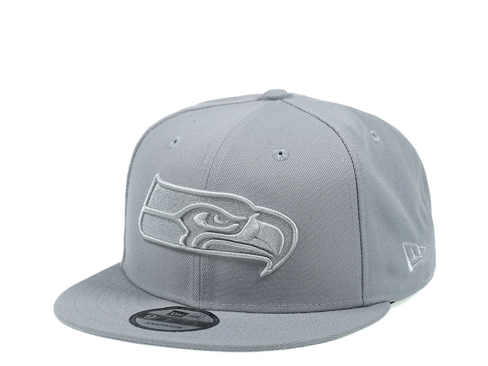 New Era Seattle Seahawks All About Gray Edition 9Fifty Snapback Gorra