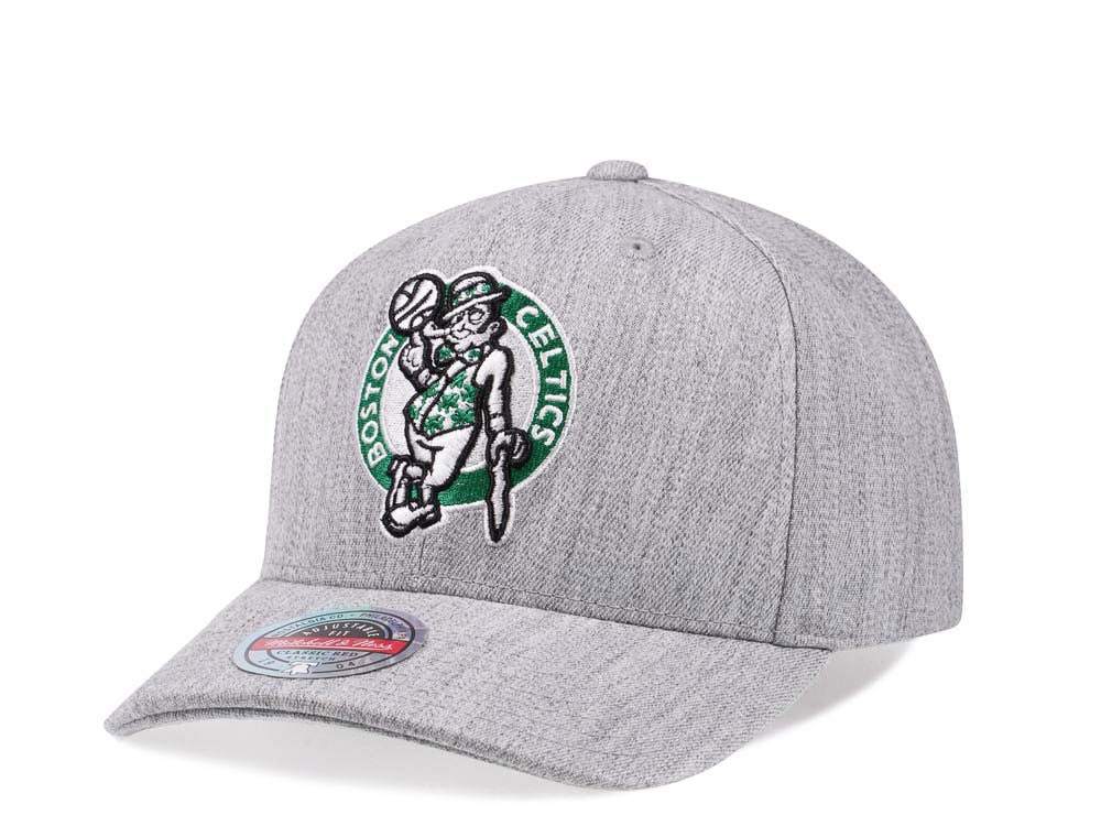 Mitchell & Ness Boston Celtics Heather Red Line Flex Snapback Gorra