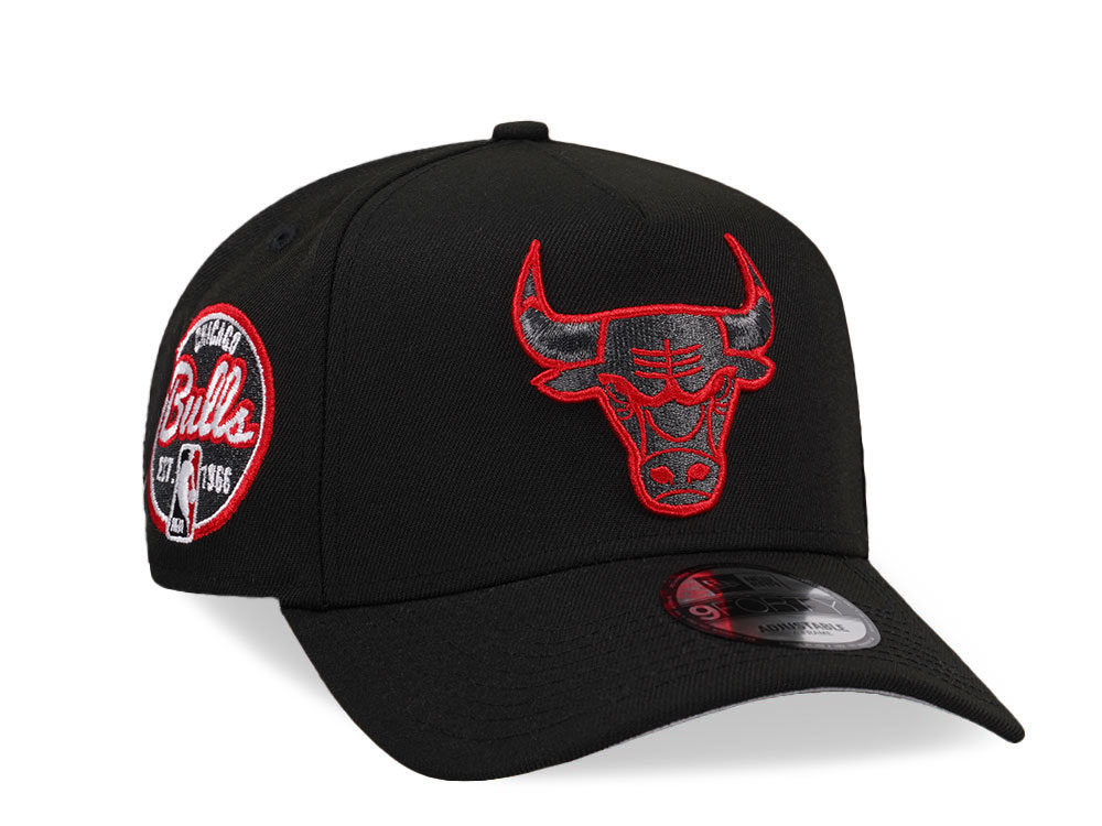 New Era Chicago Bulls All Black Classic Edition 9Forty A Frame Snapback Gorra