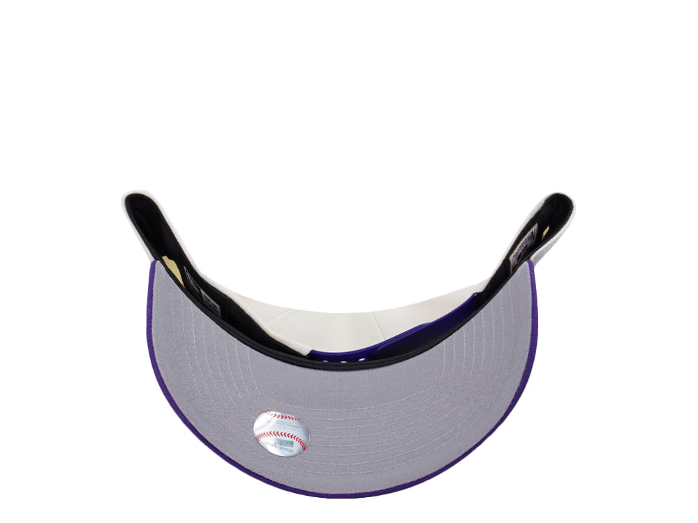 New Era Colorado Rockies 25th Anniversary Chrome Two Tone Edition 9Forty A Frame Snapback Gorra
