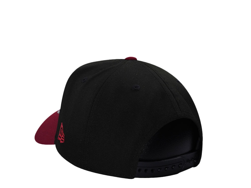 New Era AC Milan Black Metallic Two Tone Edition 9Forty A Frame Snapback Gorra