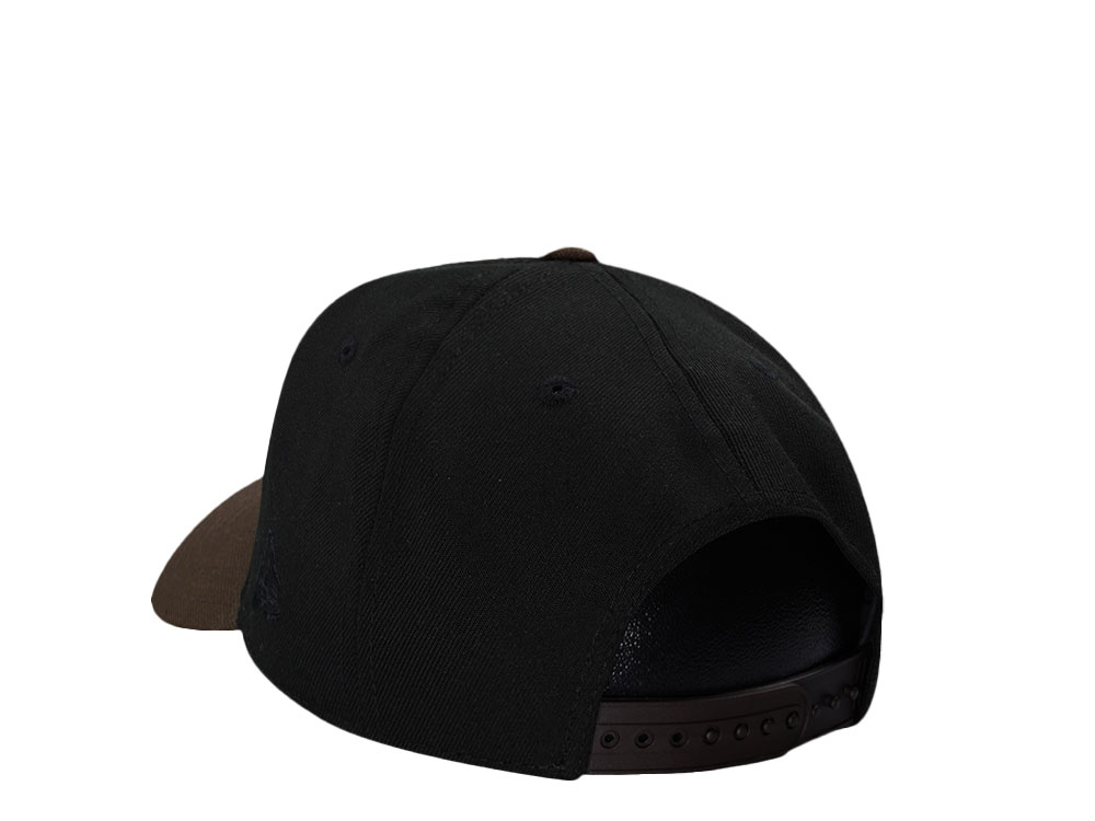 New Era Cleveland Browns 60th Anniversary Black Two Tone Edition 9Forty A Frame Snapback Gorra