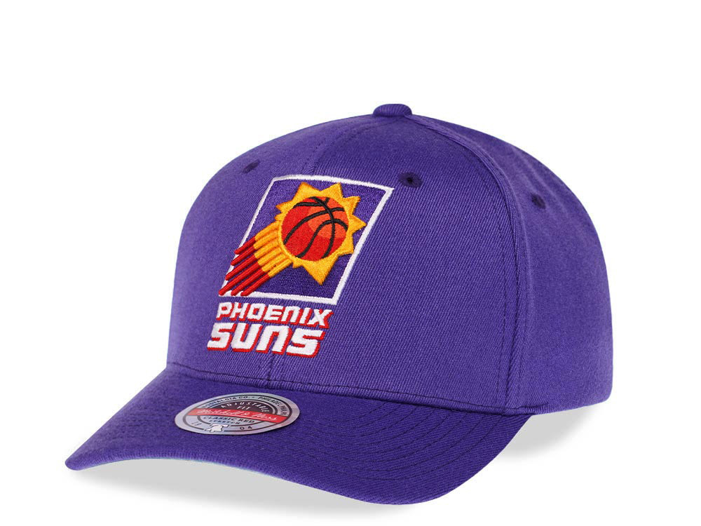 Mitchell & Ness Phoenix Suns Team Ground Red Line Solid Flex Snapback Gorra