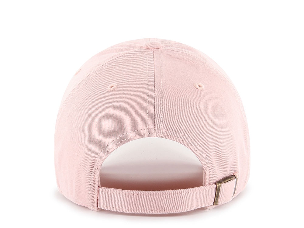 47 Brand New York Yankees Pink Clean Up Strapback Gorra