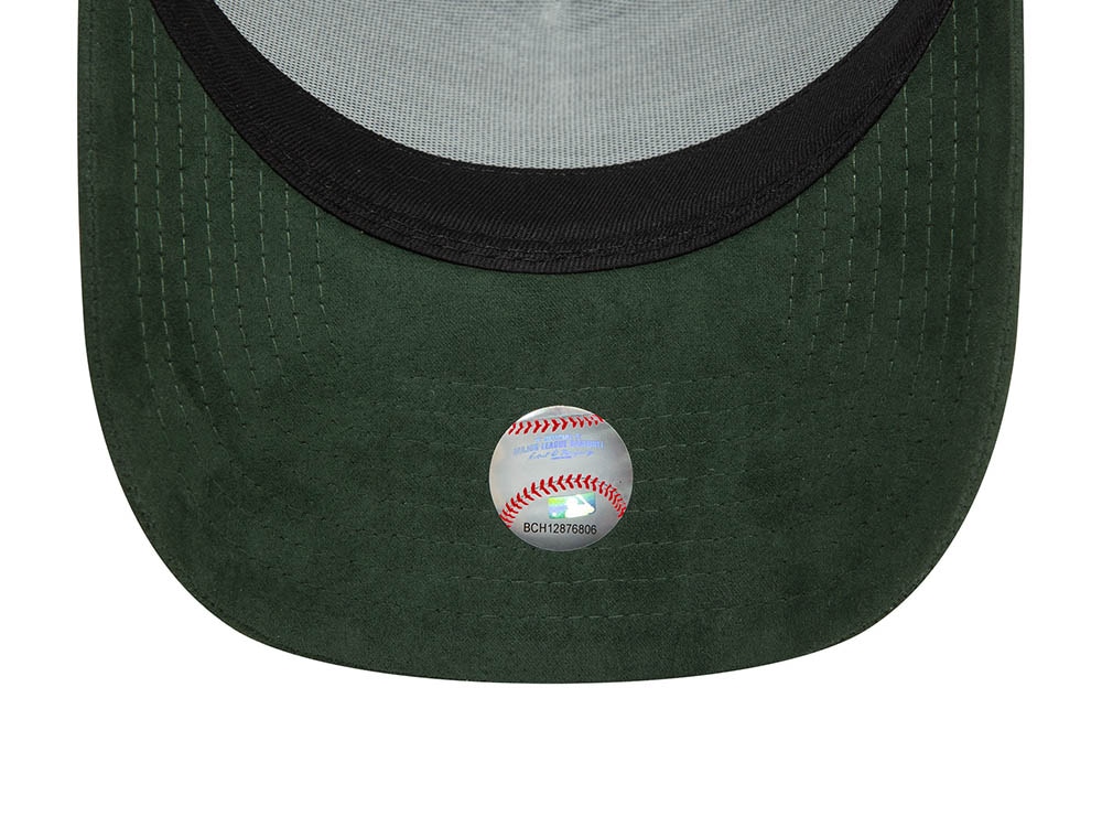 New Era Los Angeles Dodgers Faux Suede Edition Green 9Forty A Frame Snapback Gorra