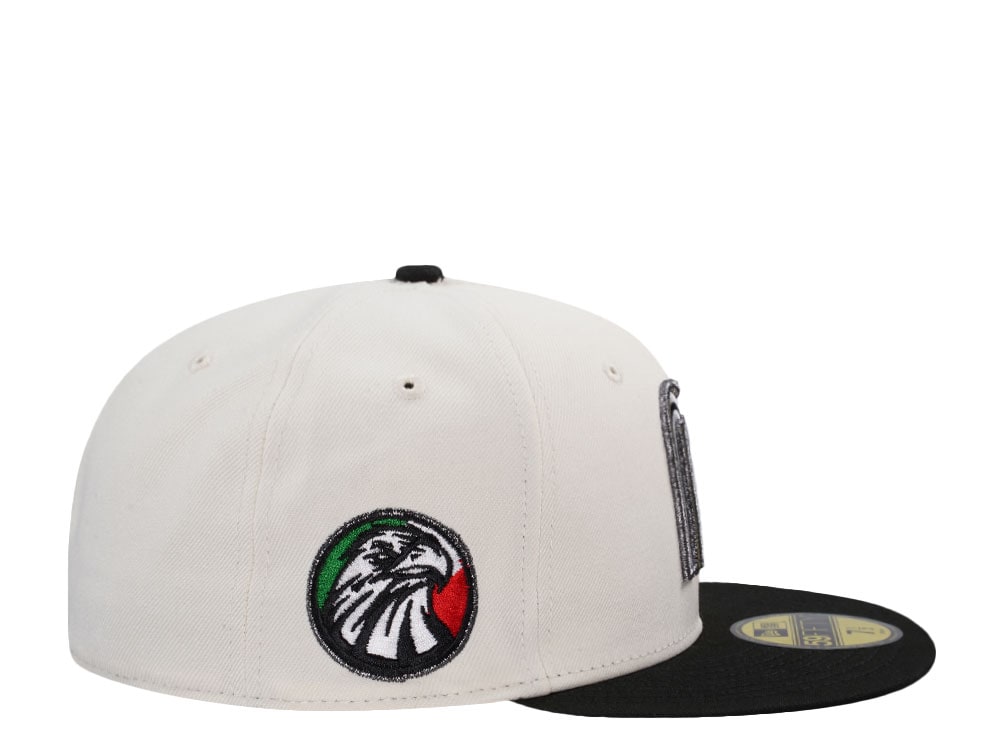 New Era Mexico Metallic Chrome Two Tone Edition 59Fifty Fitted Gorra