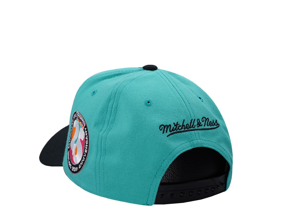 Mitchell & Ness San Antonio Spurs NBA In The City Teal Edition Pro Pinch Fit Snapback Gorra