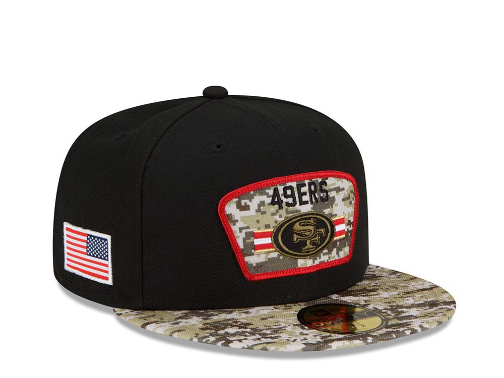 New Era San Francisco 49ers Salute to Service 21 59Fifty Fitted Gorra