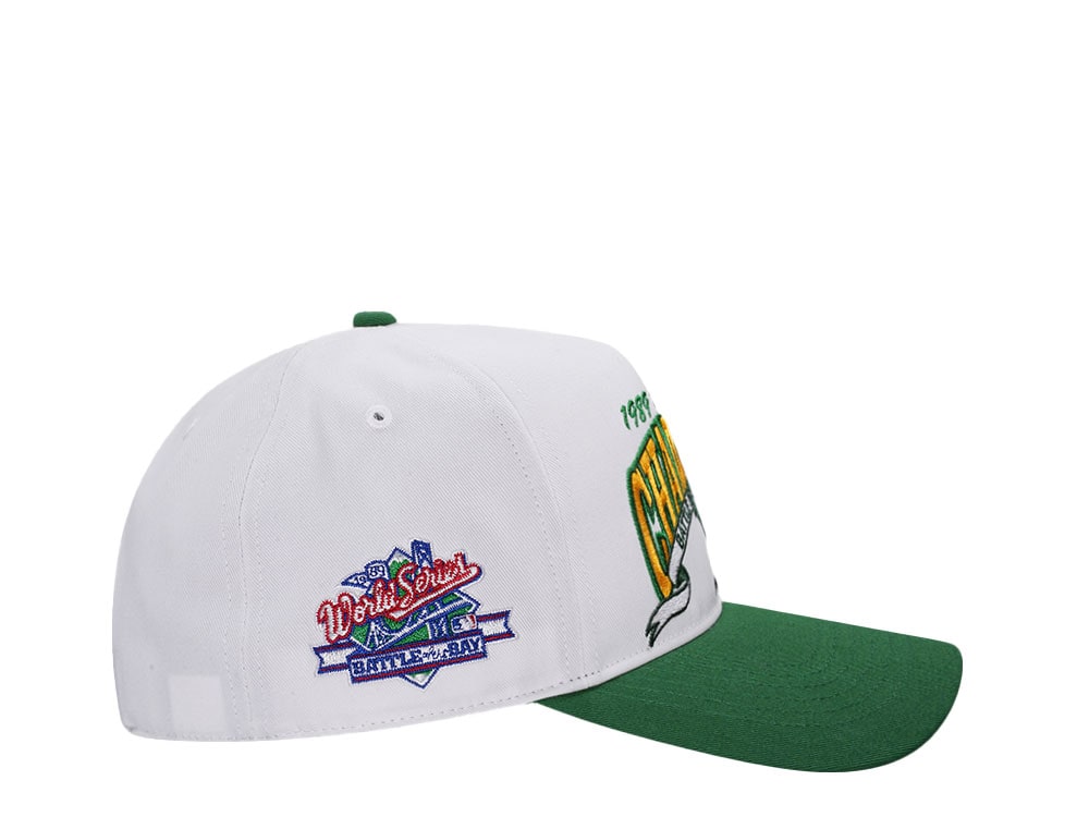 47Brand Oakland Athletics World Series 1989 White Arch Champions Hitch Snapback Gorra