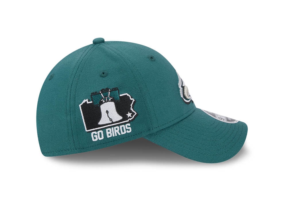 New Era Philadelphia Eagles NFL24 Draft 9Forty Stretch Snapback Gorra