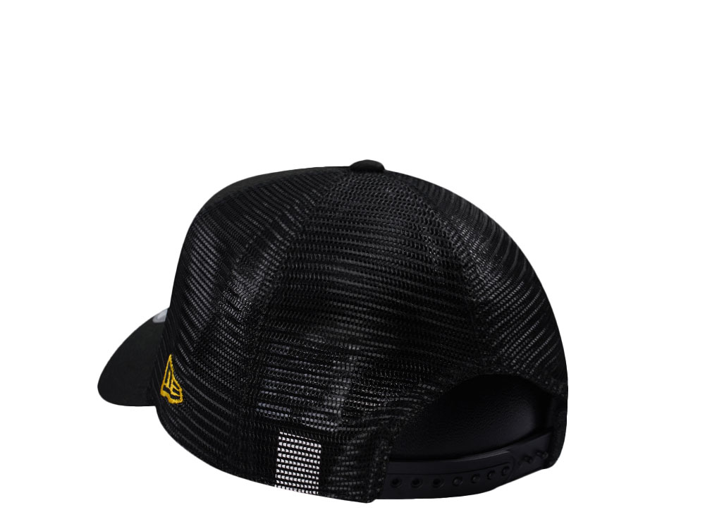 New Era Chicago Blackhawks Black Prime Edition 9Forty A Frame Trucker Snapback Gorra