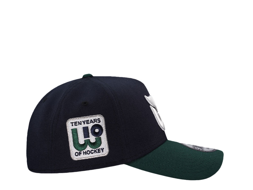 New Era Hartford Whalers 10th Anniversary Navy Two Tone Edition 9Forty A Frame Snapback Gorra