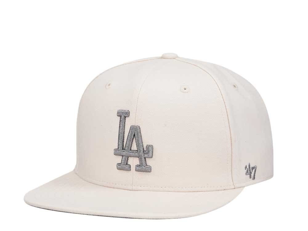 47Brand Los Angeles Dodgers Ballpark Natural Captain MVP Snapback Gorra